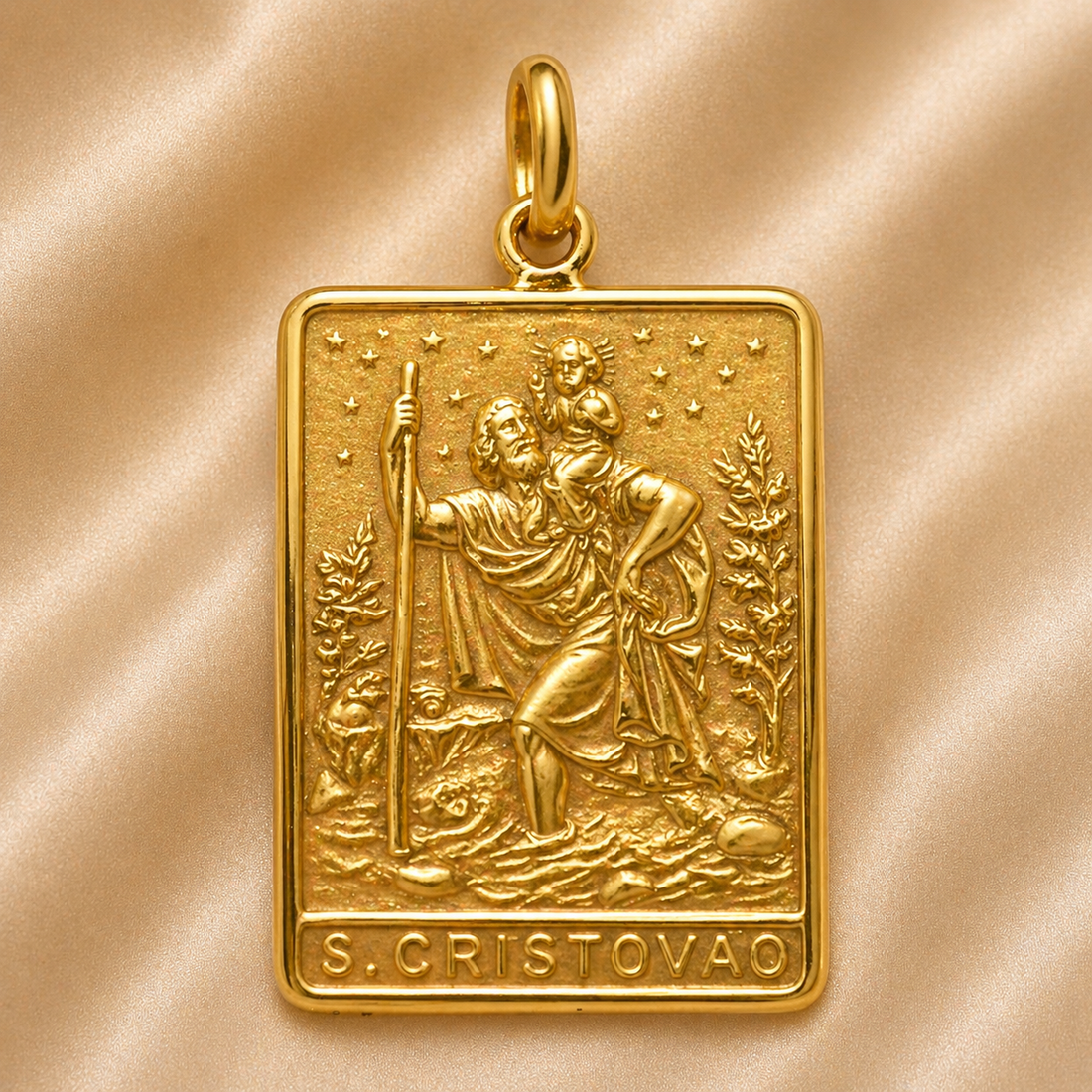 19.2K Portuguese Gold | S. Cristovao Pendant