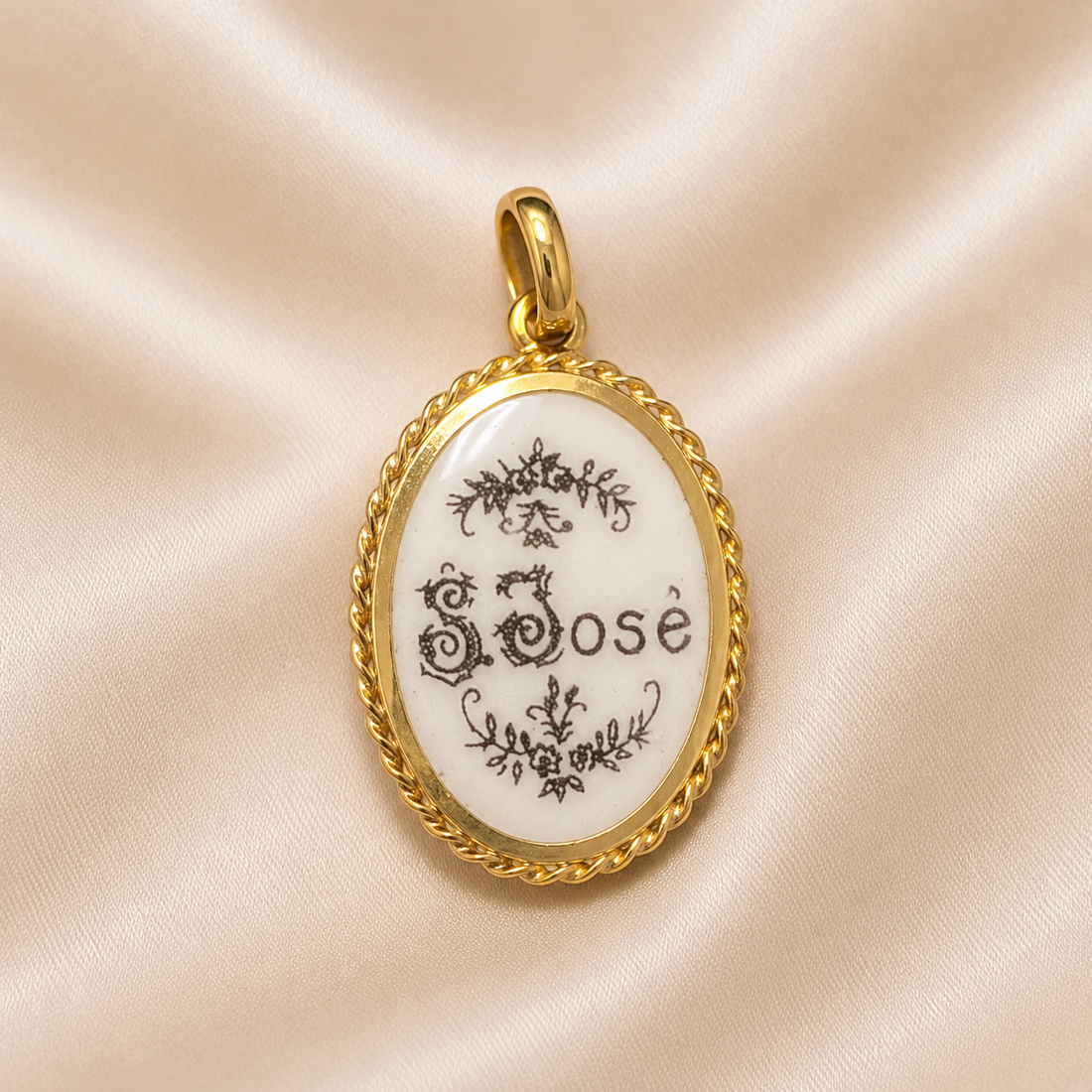 19.2K Portuguese Gold | Santo José (Saint Joseph) enamel