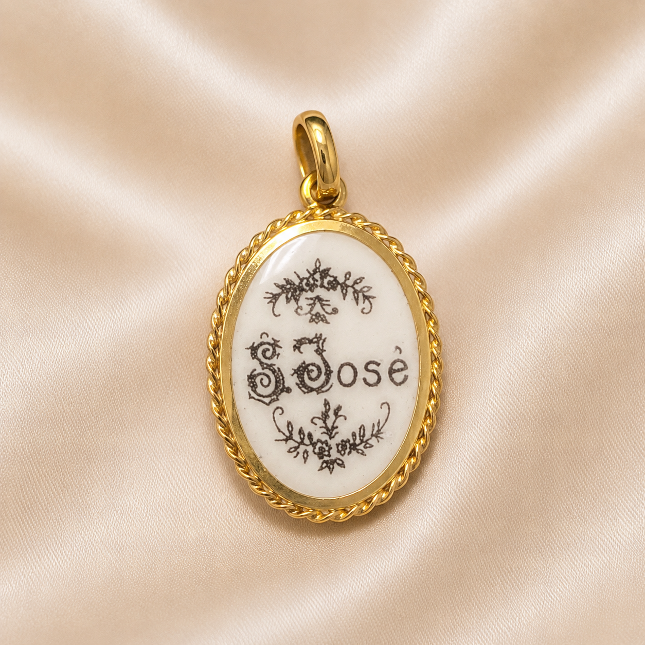 19.2K Portuguese Gold | Santo José (Saint Joseph) enamel