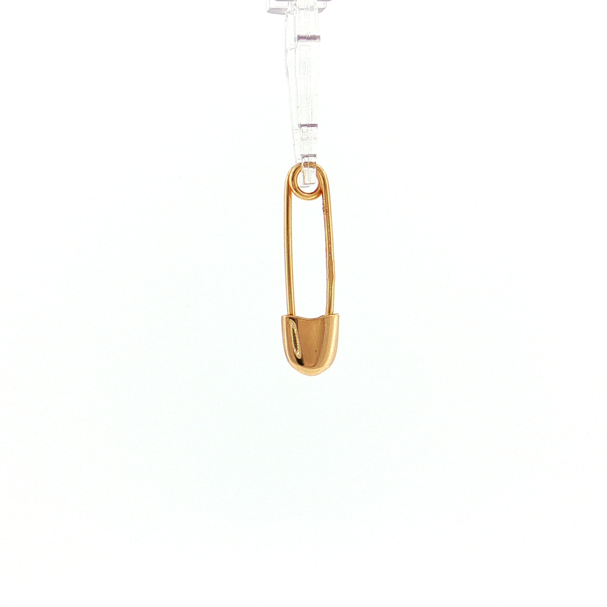 19.2K Portuguese Gold | Small Gold Safety Pin Charm