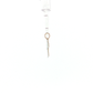 19.2K Portuguese Gold | Small Two Tone Cross in Cross Charm Pendant Side