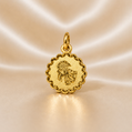 19.2K Portuguese Gold | Sunburst Zodiac Charms Ram Aries