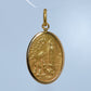 19.2K Portuguese Gold | Traditional Nossa Senhora do Rosário de Fátima (Our Lady of the Rosary of Fatima) Medal Pendant