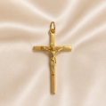 19.2K Portuguese Gold | Traditional Sacred Crucifix Pendant