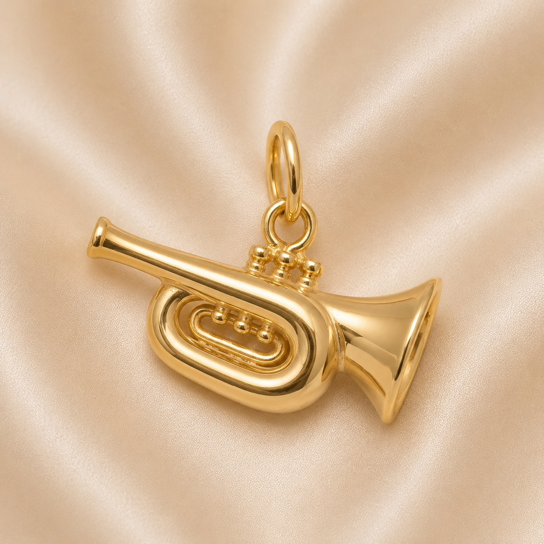 19.2K Portuguese Gold | Trumpet Charm