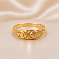 19.2K Portuguese Gold | Vintage-Inspired Floral Ring