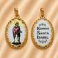 19.2K Portuguese Gold | Vintage Queen Saint Elizabeth Pendant