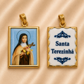 19.2K Portuguese Gold | Vintage Saint Therezinha Pendant