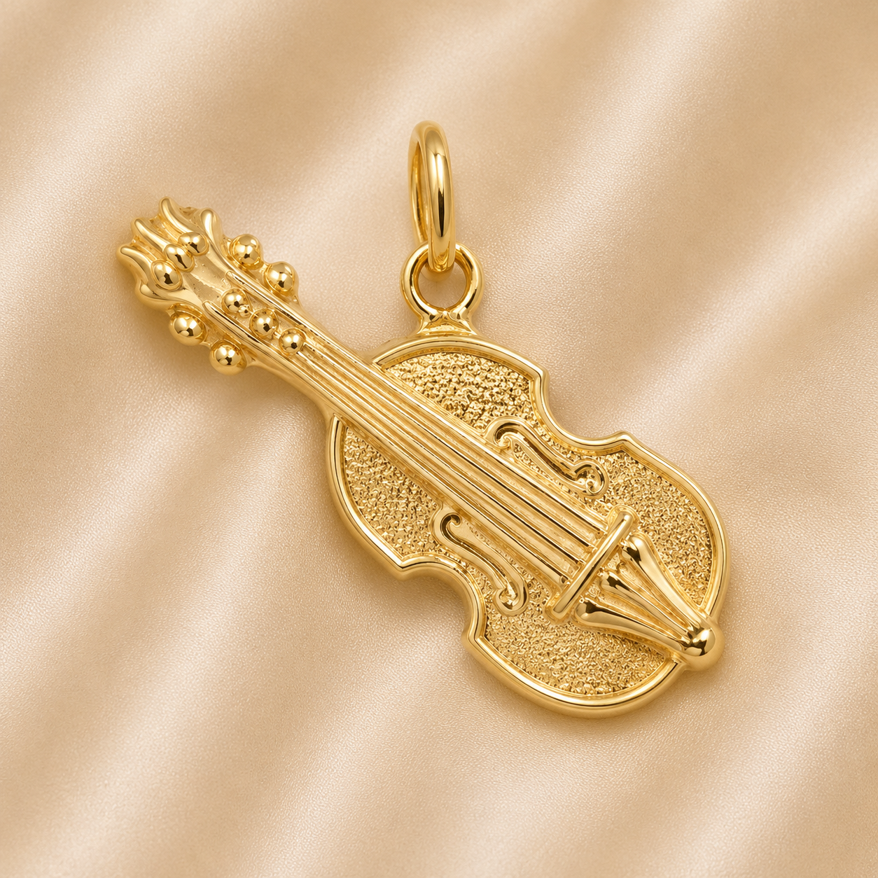 19.2K Portuguese Gold | Violin Charm