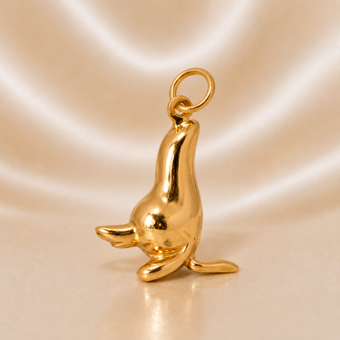 19.2K Portuguese Gold | Seal Charm