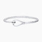 Cape Cod | Evening Tide 7" Sterling Silver Twist Loop & Ball Cape Cod Bracelet