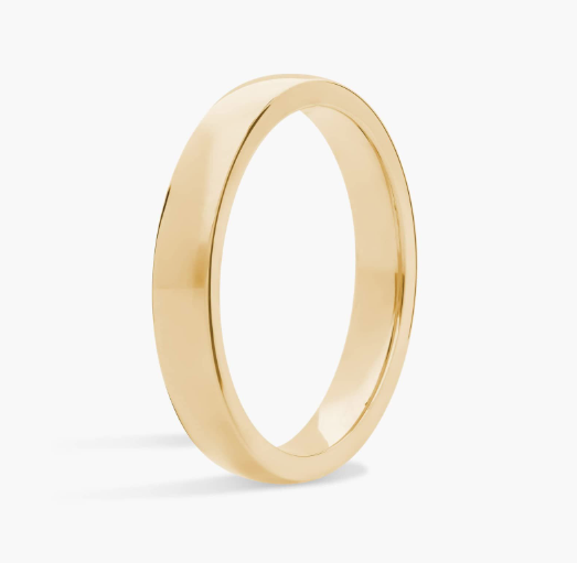 14K Gold | Flat Wedding Bands