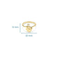 Ocean | Deep Blue 14K Gold Lab Diamond Compass Ring