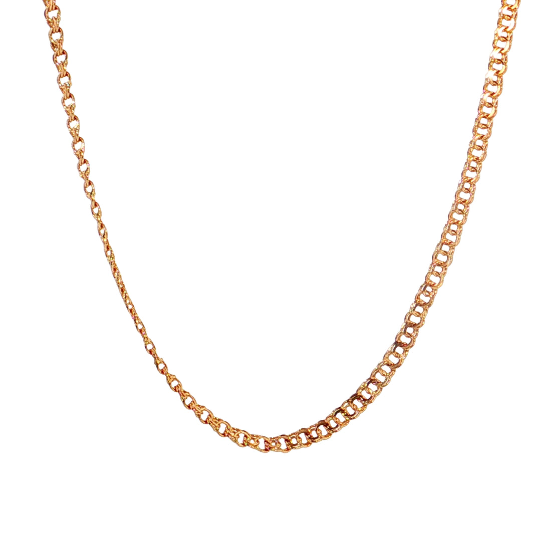 19.2K Portuguese Gold | 22" 2.5mm Solid Freeze Chain
