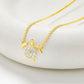 Ocean | Deep Blue 14K Gold Lab Diamond Mini Turtle Necklace