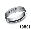 Benchmark 560T10 mens size 10 titanium wedding band brushed finish