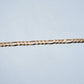 19.2K Portuguese Gold | Figaro Bracelet 8" 3.6mm