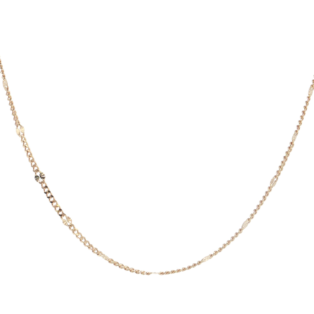 19.2K Portuguese Gold | 18" Starburst Bead Chains
