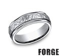 Benchmark 67502T10 mens size 10 titanium wedding band brushed finish