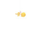 19.2K Portuguese Gold | Spiral Dome Stud Earrings