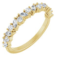 14K Yellow Gold 1/2 cttw Lab Diamond Anniversary Band