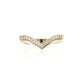 14K Gold | Lab Diamond Wedding Contour Band