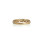 14K Gold |  0.21 cttw Natural Diamond 4mm Satin Diamond Pattern Band
