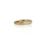 14K Gold |  0.21 cttw Natural Diamond 4mm Satin Diamond Pattern Band