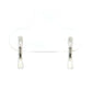 14K Gold | 0.08 cttw Natural Diamond Huggie Earrings