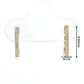 14K Gold | 0.08 cttw Natural Diamond Huggie Earrings