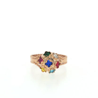19.2K Portuguese Gold | Small Multicolor (Minha) Mine Ring