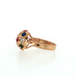 19.2K Portuguese Gold | Large Multicolor (Mina) Mine Ring