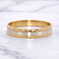 Art Deco Style Band 19.2K Portuguese Gold 4.3mm