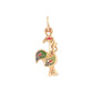 19.2K Portuguese Gold | Tiny Rooster in Flight Rooster (Galo de Barcelos) Charm