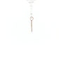 19.2K Portuguese Gold | Small Two Tone Detailed Cross Charm Pendant