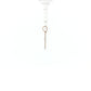 19.2K Portuguese Gold | Small Two Tone Detailed Cross Charm Pendant
