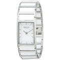 Bering | 30121-754 Ceramic Ultra-Slime Two-Tone Rectangle White Dial Women's Watch