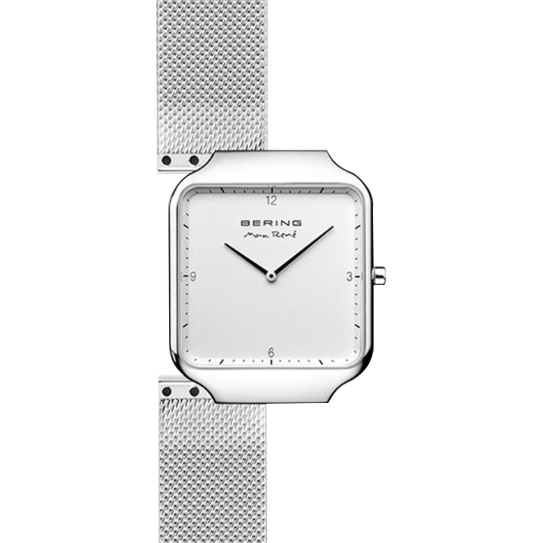Bering | Max René 15836-004 Men's White Dial Analog Watch interchangeable strap