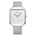 Bering | Max René 15836-004 Men's White Dial Analog Watch with Milanese Strap