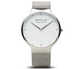 Bering | Max René Mens Watch 15540-004 Sterling Silver Case with White Dial