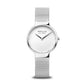 Bering | Max René Womens Watch 15531-004 Sterling Silver Case with White Dial