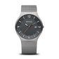 Bering | Solar Mens Watch 144440-077 Grey Dial and Mesh Strap