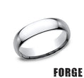 Benchmark CF160CC10 mens size 10 cobalt chrome wedding band