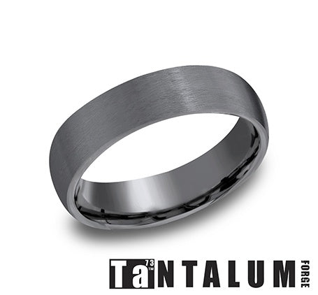 Benchmark 8mm tantalum men's wedding band size 10 CF56413TA10
