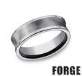 Benchmark CF67001TG10 mens size 10 two tone cobalt chrome wedding band