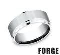 Benchmark CF69486CC10 mens size 10 cobalt chrome wedding band
