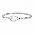 Cape Cod | Evening Tide 7" Sterling Silver Twist Loop & Ball Cape Cod Bracelet