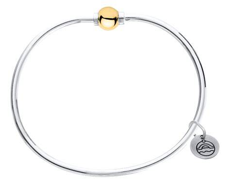 Cape Cod | Sterling Silver & 14K Yellow Gold Single Ball Cape Cod Bracelet