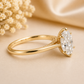 14K Gold | YG 2.08CT Oval Brilliant Solitaire Lab Engagement Ring