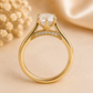 14K Gold | YG 2.08CT Oval Brilliant Solitaire Lab Engagement Ring